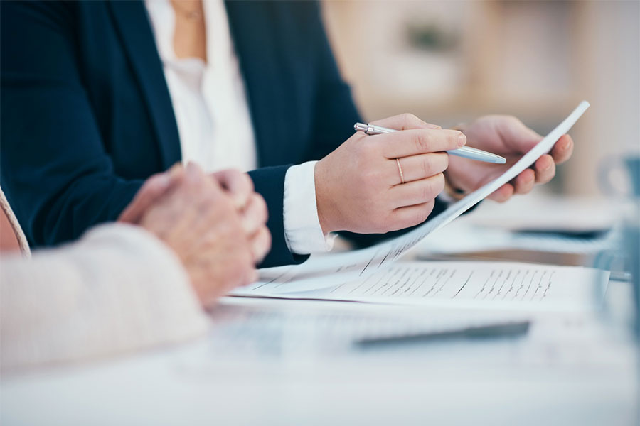 Business Attorney in Romeo MI Closeup of Hands